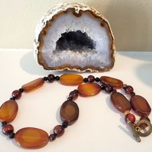 Carnelian necklace